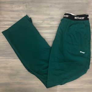 Forrest green greys anatomy scrub pants